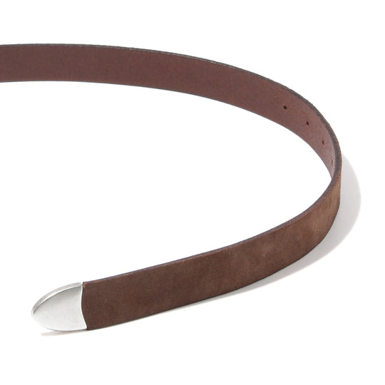 【干場リクエストモデル】 スエードベルト ブラウン