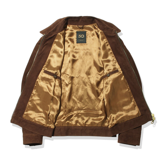 レギュラーカラー ジップブルゾン