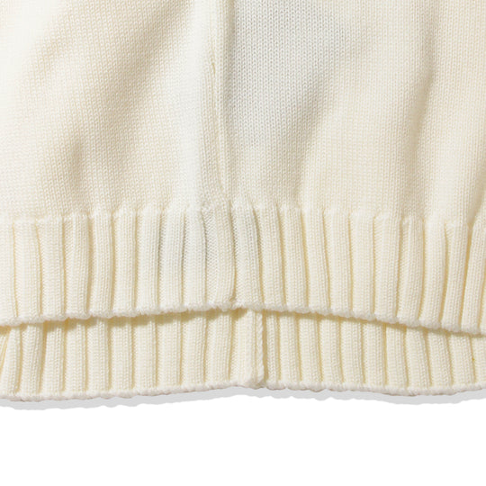 ZANONEメリノウールスキッパー型ポロ ホワイト