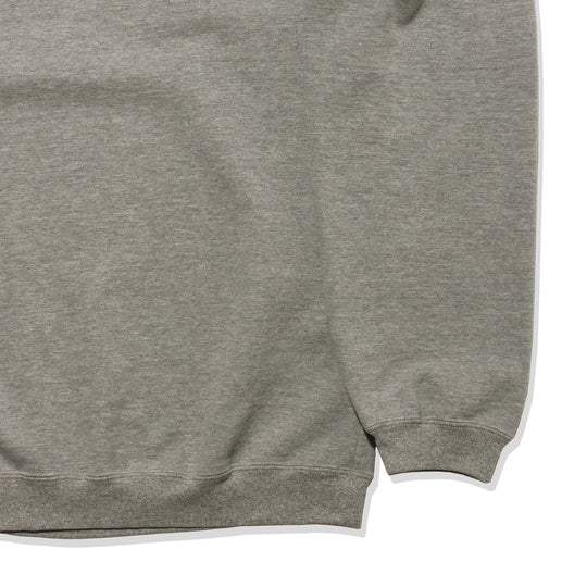 2025SS 【MMW限定】LW加工裏毛クルー ヘザーグレー