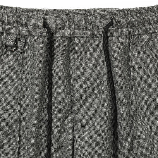 25AW新作【干場義雅×菅原靴店 コラボ別注モデル】 giabsarchivio ジャブスアルキヴィオ MSH/R3 前後永久クリース ウールシルク混パンツ A26125 グレー