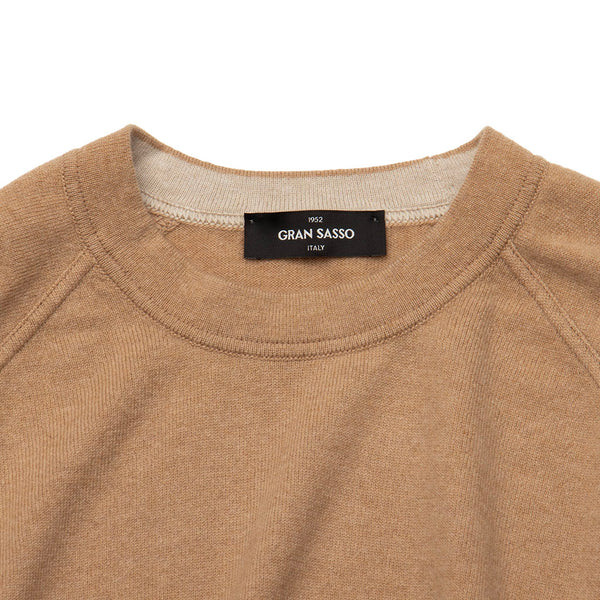 カシミヤ クルーネック キャメル – MINIMAL WARDROBE（ミニマルワード