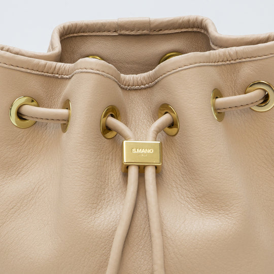 ドローストリングバッグ スモール ベージュ