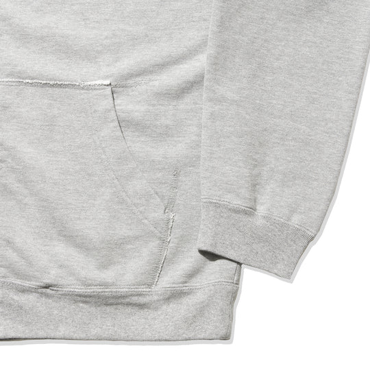 【干場別注】SP加工裏毛ZIPパーカ ヘザーグレー