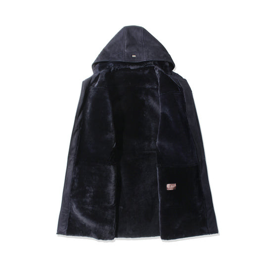 Mouton Duffle Coat Navy
