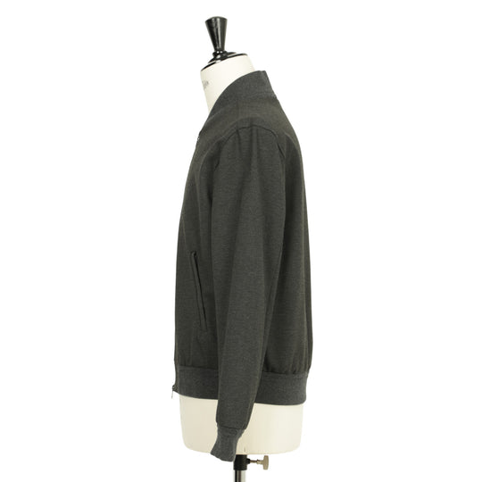 25AW新作【干場義雅×菅原靴店 コラボ別注モデル】 giabsarchivio ジャブスアルキヴィオ BARDI-A5457 ボンバージャケット グレー