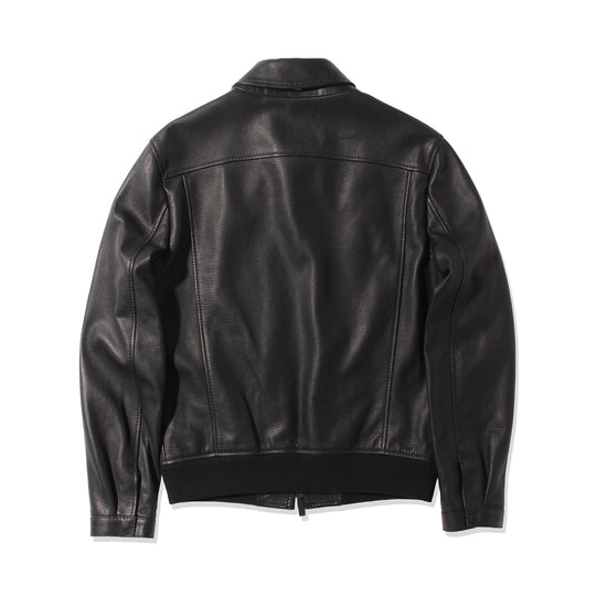 Bomber JK Grain Leather Black