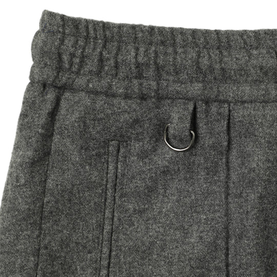 25AW新作【干場義雅×菅原靴店 コラボ別注モデル】【国内2店舗限定販売】 giabsarchivio ジャブスアルキヴィオ MSH/R3 前後永久クリース ウールパンツ A7072U チャコールグレー