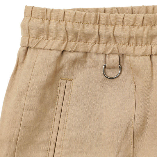 【干場義雅×菅原靴店 コラボ別注モデル】【国内2店舗限定販売】 giabsarchivio ジャブスアルキヴィオ MSH/R2 前後永久クリース リネン混 パンツ A3727 ベージュ