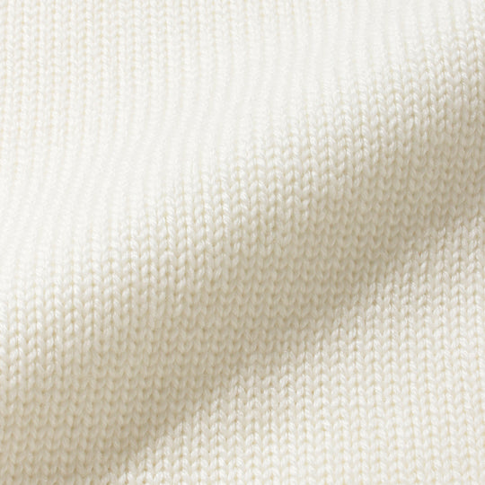 ZANONEメリノウールスキッパー型ポロ ホワイト