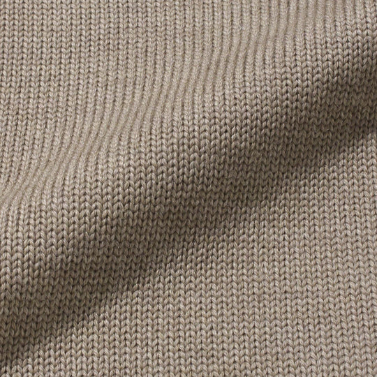 ZANONE メリノウールスタンドカラーカーディガン ブラウン