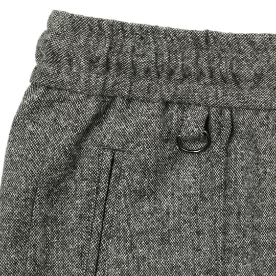 25AW新作【干場義雅×菅原靴店 コラボ別注モデル】 giabsarchivio ジャブスアルキヴィオ MSH/R3 前後永久クリース ウールシルク混パンツ A26125 グレー