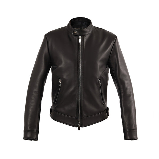 F0 シングルライダース カウレザー ブラック