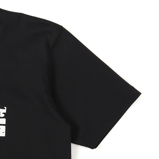 FTS-10 リバースプリントTシャツ ブラック