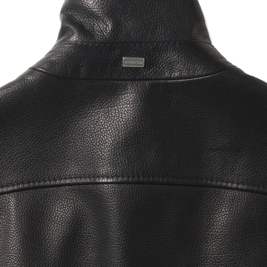 Bomber JK Grain Leather Black