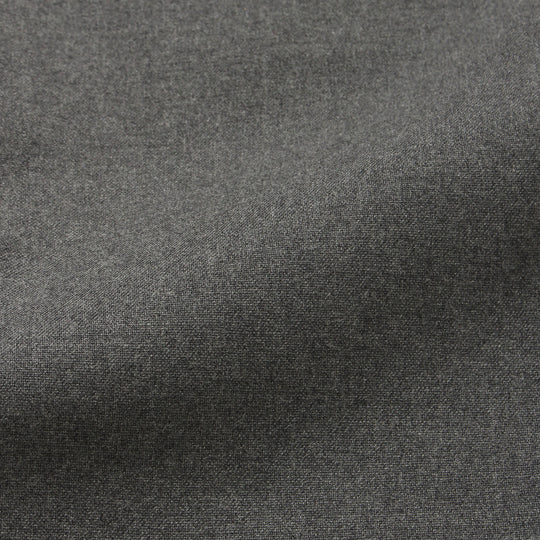 ARECHI ウールストレッチ 1プリーツテーパードパンツ グレー