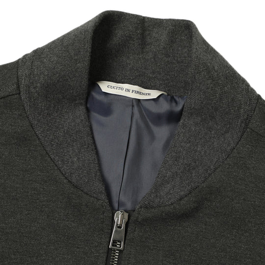 25AW新作【干場義雅×菅原靴店 コラボ別注モデル】 giabsarchivio ジャブスアルキヴィオ BARDI-A5457 ボンバージャケット グレー