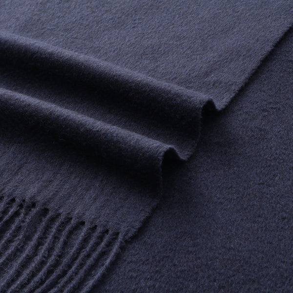 100%シルクストール ネイビー TESSITURA DI NOVARA製(Ermenegildo