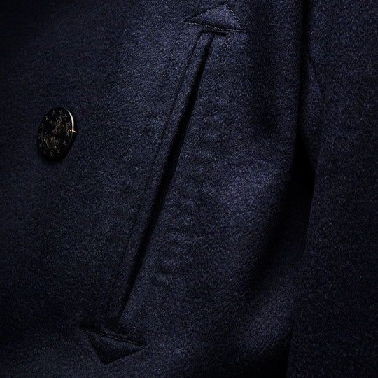 第25弾 13 STAR 10 BUTTON P-COAT NAVY