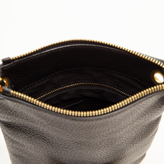 ジップサコッシュ ブラック