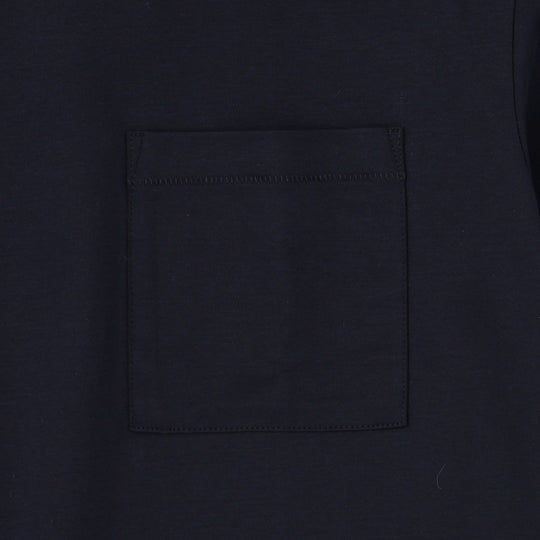 25SS【干場義雅×DRESSTERIOR】ICE CLEAR COTTON レイヤードT ネイビー