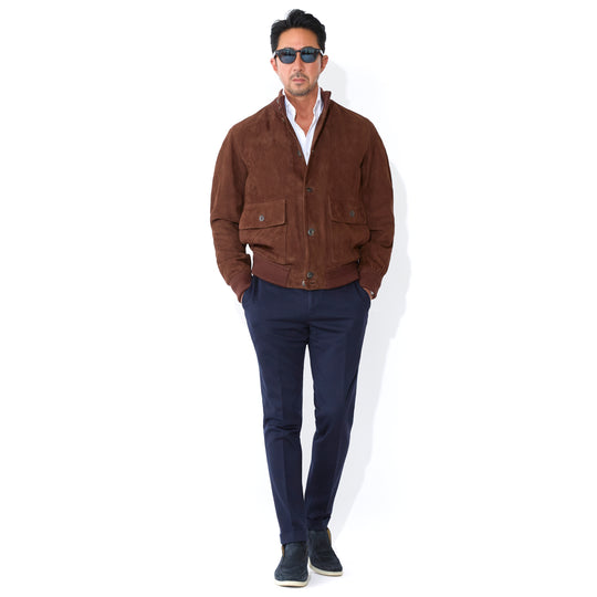 ドライビングブルゾン ブラウン