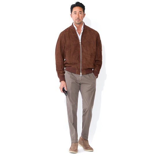 復刻版 MA-1 タイプボンバーブルゾン ブラウン