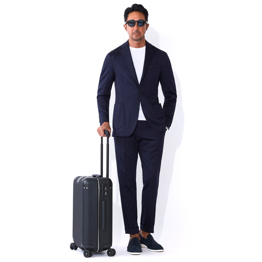 干場別注ジャージースーツ ネイビー