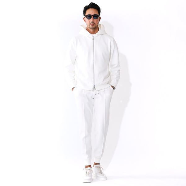 arteco センターラインニットパンツ ホワイト – MINIMAL