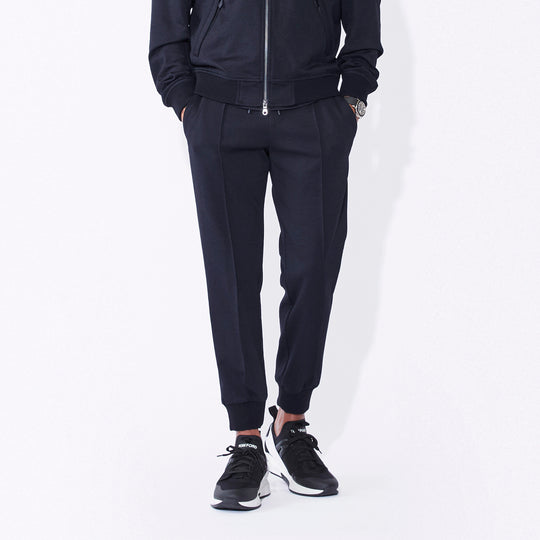 Duplex Wool Jersey トラベルスリムジョガー コスモネイビー