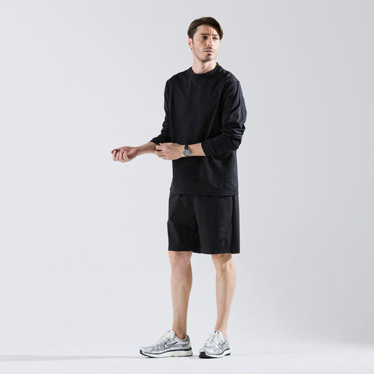 Duplex Cotton Jersey トラベル ショーツ ブラック