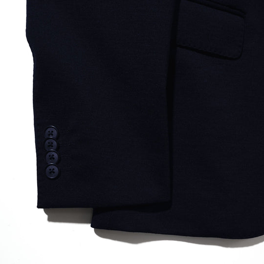 Duplex Wool Jersey シングル2Bノッチド トラベルジャケット コスモネイビー