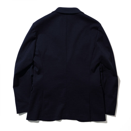 Duplex Wool Jersey シングル2Bノッチド トラベルジャケット コスモネイビー