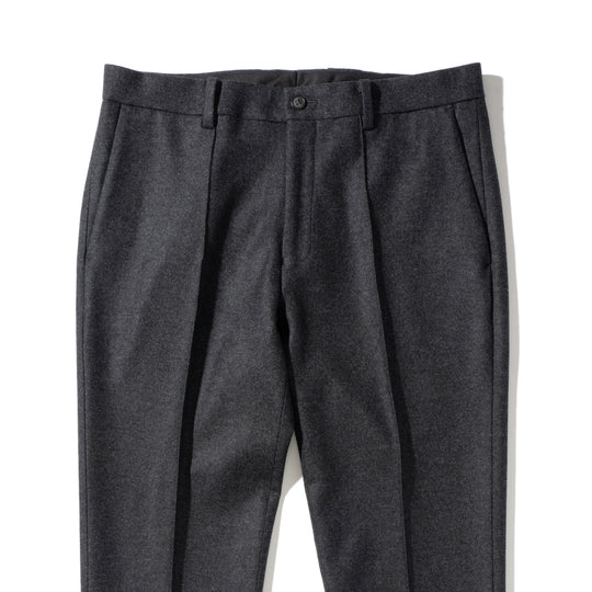 Platinum14.5 Merino Compressed jersey スリムテーパードスラックス グレー