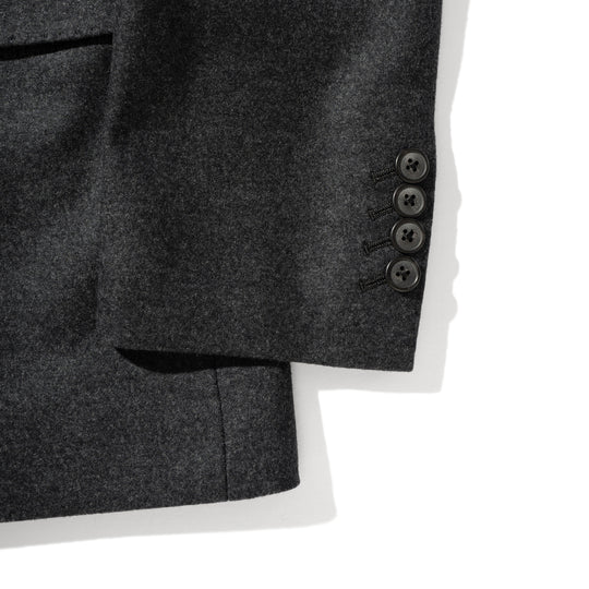 Platinum14.5 Merino  Compressed jersey ダブル6Bクラシックテーラードジャケット グレー