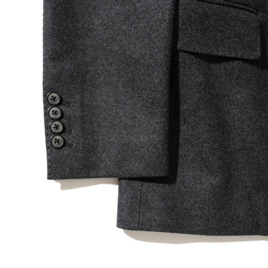 Platinum14.5 Merino  Compressed jersey ダブル6Bクラシックテーラードジャケット グレー