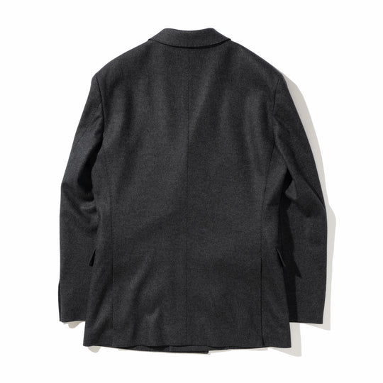 Platinum14.5 Merino  Compressed jersey ダブル6Bクラシックテーラードジャケット グレー