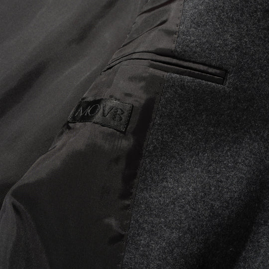 Platinum14.5 Merino  Compressed jersey ダブル6Bクラシックテーラードジャケット グレー