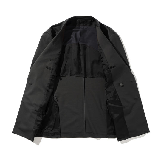 Duplex Cotton Jersey ダブル6Bトラベルジャケット ミリタリーグレー