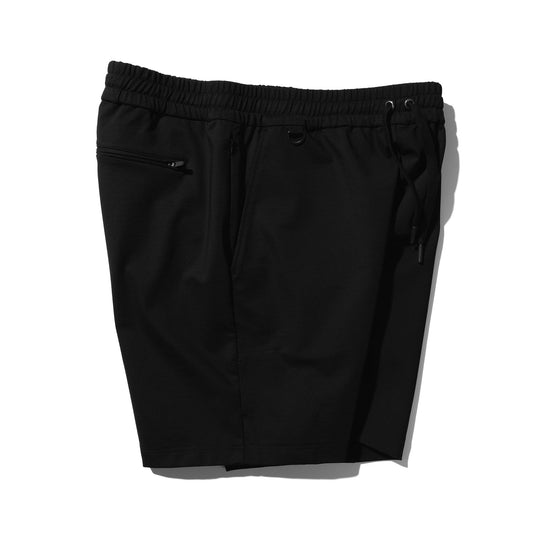 Duplex Cotton Jersey トラベル ショーツ ブラック