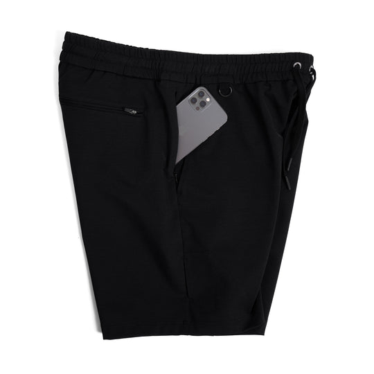 Duplex Cotton Jersey トラベル ショーツ ブラック