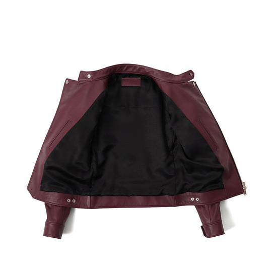 F7 セミダブルライダース カウレザー バーガンディ