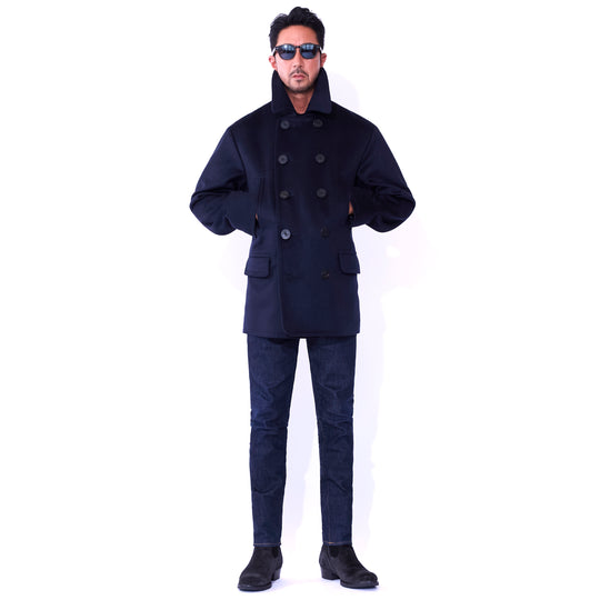 第25弾 13 STAR 10 BUTTON P-COAT NAVY