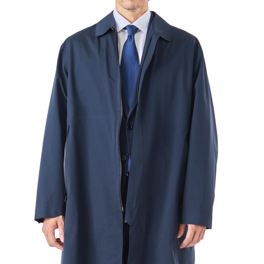 【K-3B EXECUTIVE】アーバンレインシェル ステンカラーコート 761_M3L  ネイビー