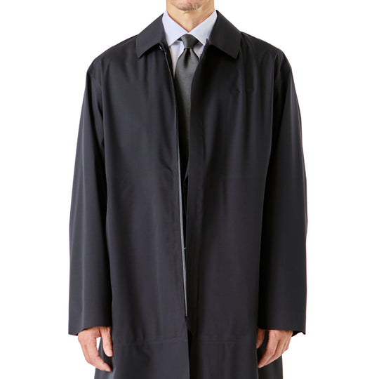 【K-3B EXECUTIVE】アーバンレインシェル ステンカラーコート 761_M3L ブラック