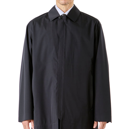 【K-3B EXECUTIVE】アーバンレインシェル ステンカラーコート 761_M3L ブラック