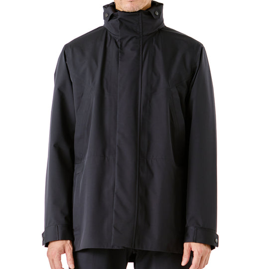 【K-3B EXECUTIVE】アーバンレインシェル スタンドフィールドコート 763_M3L ブラック