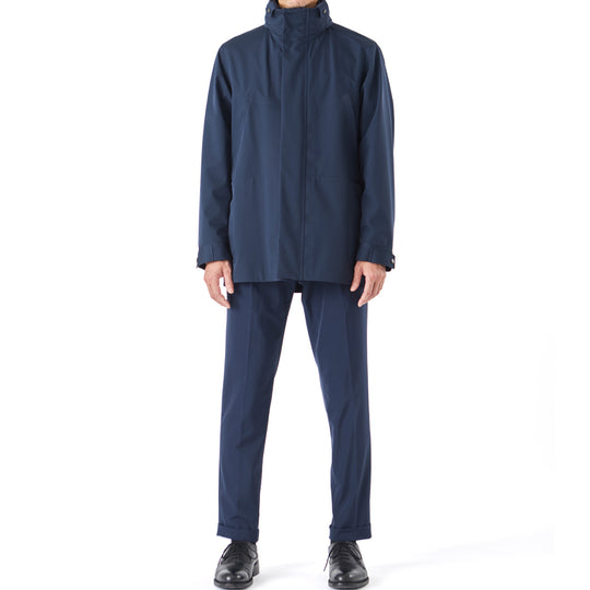 【K-3B EXECUTIVE】アーバンレインシェル スタンドフィールドコート 763_M3L ネイビー