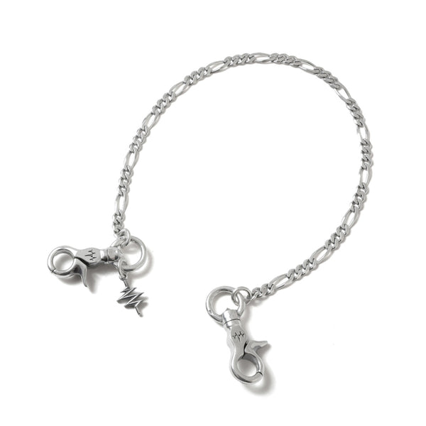 専用　シルバー925　ウォレットチェーン ネジ式チャーム護符入付き　ノーブランド Ref No5371 WALLET CHAIN 925 SILVER – MINIMAL WARDROBE