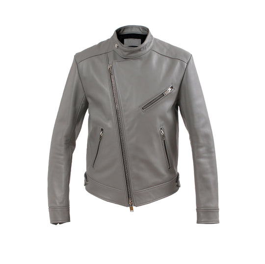 F1 ダブルライダースカウレザー グレー